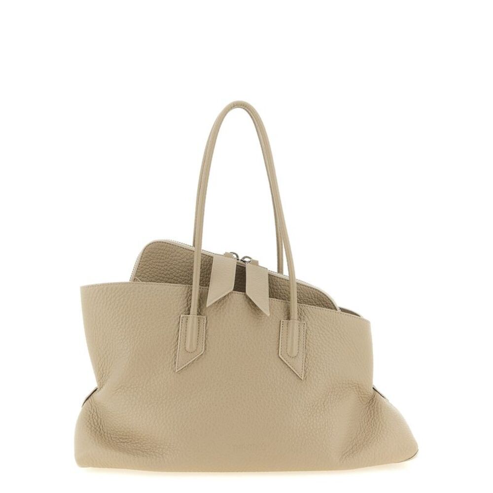 The Attico Beige Bovine Leather Shoulder Women's Bag
